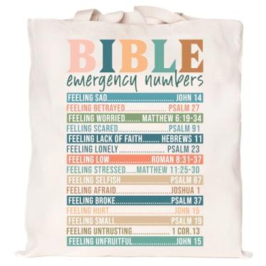 Imagem de Jakayla Sacolas femininas Cristo (números de emergência da Bíblia)