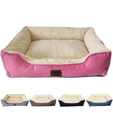 Imagem de Cama Pet Cachorro Gato Retangular Suede Pelúcia Confort GG