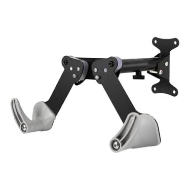 Imagem de oshhni Suporte de parede para bicicleta, gancho para bicicleta de estrada, suporte ajustável dobrável, armazenamento vertical para bicicletas em casa e em, L