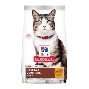 Imagem de Ração Hill's Science Diet Controle Bolas de Pelo para Gatos Adultos Sabor Frango - 7.03kg