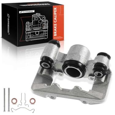 Imagem de A-Premium Conjunto de pinça de freio a disco sem suporte compatível com modelos selecionados Toyota e Pontiac - Corolla 2003-2006, Matrix 2003-2007, Celica 2000-2005, Vibe 2003-2006 - Driver traseiro