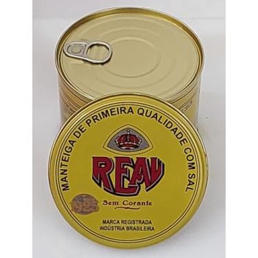 Imagem de Manteiga Real Sem Conservante, com Sal, Lata 500g