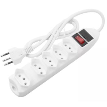 Imagem de Filtro De Linha 5 Tomadas Branco Multilaser - WI300