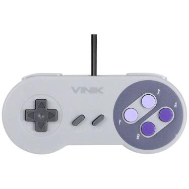 Imagem de Controle Pc Usb Nintendo Super Nes - Retrô - Vinik Snes