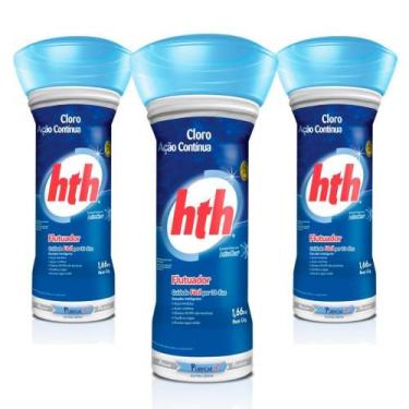 Imagem de Kit Três Unidades De Flutuador Advanced 1,66Kg Hth Piscinas