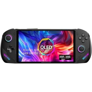 Imagem de OneXfly F1 Pro Handheld Game Console 7" OLED Display Screen Portable Mini AI PC Laptop Tablet UMPC Win 11 AMD Ryzen AI 9 HX 370 64GB RAM/2TB SSD (Black)
