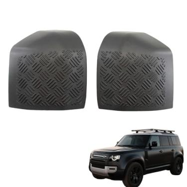 Imagem de HLUCHY Kit de acabamento de capa de proteção antiarranhões de espelho retrovisor de substituição para Land Rover Defender 90 110 130 2020-2025 Decoração Armadura Adesivo Acabamento Exterior Acessórios
