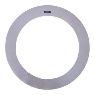 Imagem de Anel Abafador de Pele de Bateria 16 Branco WZRW Williams