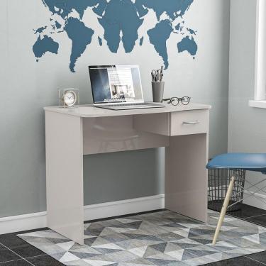 Imagem de Escrivaninha Politorno Arapei 1 Gaveta MDP Compacta Pintura UV Design Moderno
