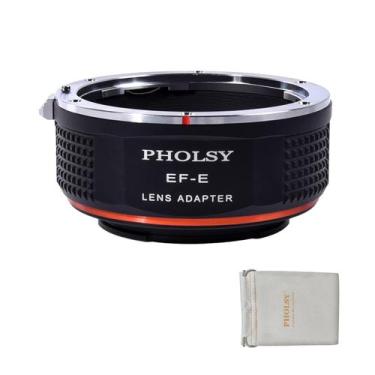 Imagem de Adaptador de lente PHOLSY Manual Focus Canon EOS EF para Sony E Mount