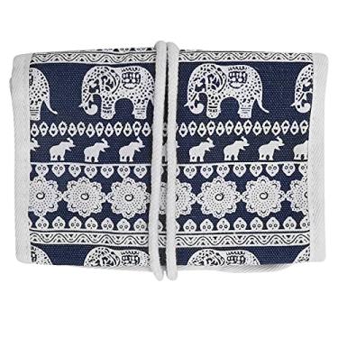 Imagem de Zerodis Caixa de Gancho de crochê de Grande Capacidade, Bolsa Portátil de Liquidação de tricô, Armazenamento de tricô Resistente Ao Desgaste, Com Material de Pano de Oxford, para Costura, Coruja