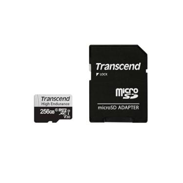Imagem de Transcend 256GB 350V, Micro SD, cartão de memória, U3, Full HD, até 100MB/s, para câmera e drones - TS256GUSD350V