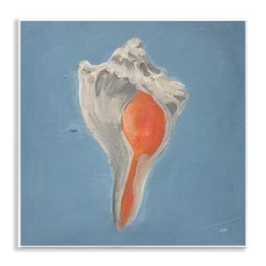 Imagem de Stupell Industries Design de arte de placa de parede de concha de concha de mar macio por Julia Purinton, 12 x 12