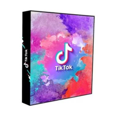 Imagem de Pasta Fichário Escolar TikTok Rosa Desing Moderno Reforçado Capa Dura 