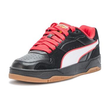 Imagem de PUMA Tênis infantil unissex Scuderia Ferrari Rbd Break, Preto e branco Ah25, 18