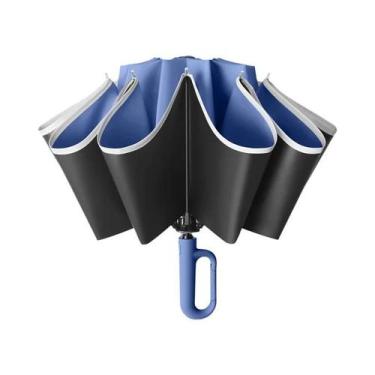 Imagem de Guarda-chuva Automático Grande Para Homens E Mulheres Com Fivela De An