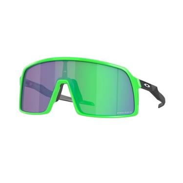 Imagem de Oakley Óculos de sol Sutro 80 verde/preto com lente de irídio Jade Prizm + estojo esportivo