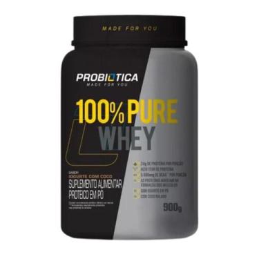 Imagem de Whey Protein 100% Pure 900g Pote - Probiotica - Probiótica, IOGURTE CO