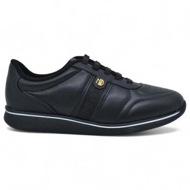 Imagem de Tenis Modare Ortopedico Ultra Conforto Feminino Casual Macio, Preto, 3