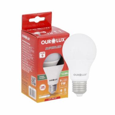 Imagem de Lâmpada Led Bivolt Branca Ourolux 9w 3000k