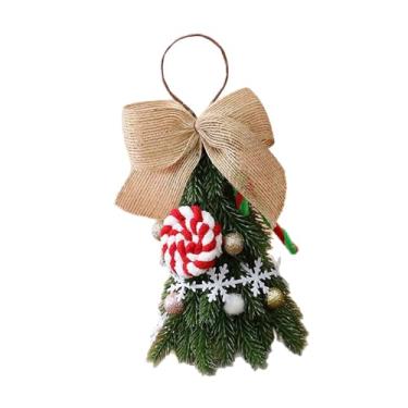 Imagem de Esquirla Enfeite de mesa para árvore de Natal, enfeite pendurado, artesanato, decoração de Natal para loja, estante, porta, mesa, peça central, Flocos de Neve