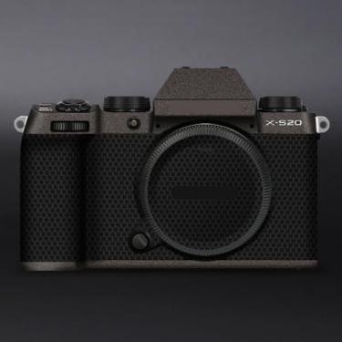 Imagem de X-S20 Película para câmera adesivo antiarranhões película protetora de vinil película protetora do corpo revestimento decalques capa para FujiFilm X-S20 XS20 (marrom)