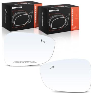 Imagem de A-Premium Vidro espelhado aquecido para motorista e passageiro de 2 peças com placa de suporte compatível com Honda Accord 2018 2019 2020 2021 2022 - Espelho retrovisor lateral externo com detecção de