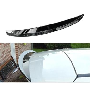 Imagem de Peça de modificação de asa do spoiler traseiro do carro compatível com hatchback W177 A35 A45 A180 A200 2019-2024 Asa de spoiler de teto traseiro (aparência de carbono)