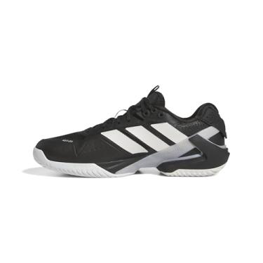 Imagem de adidas Tênis masculino Adizero Ubersonic 5, Preto/Zero Metálico/Prata Metálico, 40