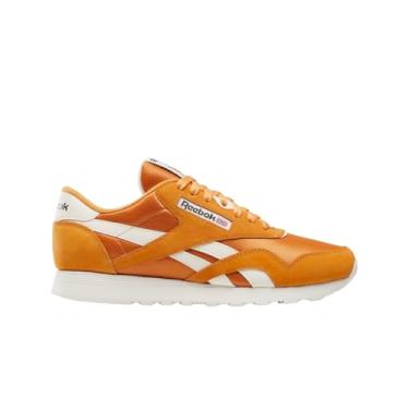 Imagem de Reebok Tênis masculino clássico de nylon, Argila Sunbaked Clay/Sunbaked Clay/Vintage Chalk, 35