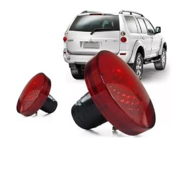 Imagem de Par Lanterna Traseira Pajero Sport 2007 2008 2009 2010 Vermelha