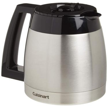 Imagem de Jarra, Copo para Cafeteira, capacidade de 2,8 mL ou 10 xícaras, CUISINART DGB 600RC, Preto
