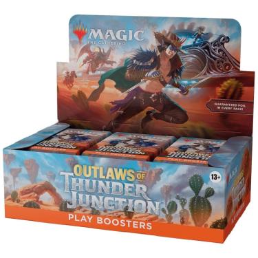 Imagem de Magic: The Gathering Outlaws of Thunder Junction Caixa de Boosters de Jogo, 36 Pacotes, 504 Cartas no Total