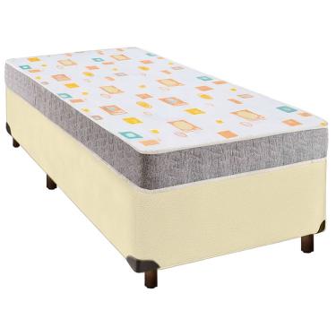 Imagem de Cama Box Bau + Colchão Solteiro D20 D20 Inducol