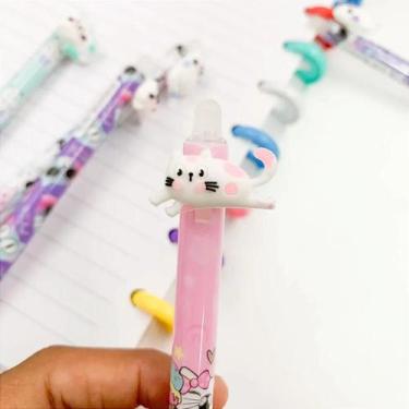 Imagem de Caneta Clic Gel Apagável Gatinho 0.5mm - Tinta Termossensível Azul - I