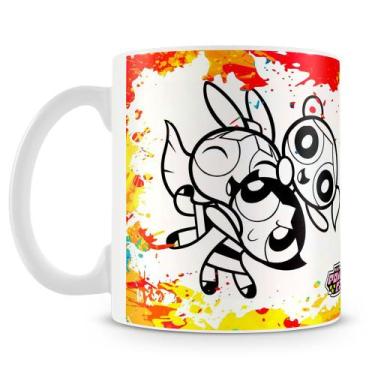 Imagem de Caneca Meninas Super Poderosas para Colorir - Mod. 4 - Personalizável 