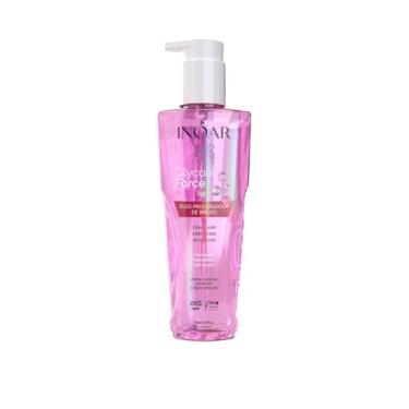 Imagem de Inoar, Glycolic Force, Óleo Capilar, Brilho Prolongado e Maciez, Fórmula Leve com Efeito Selante, Para Cabelos Porosos, 110ml
