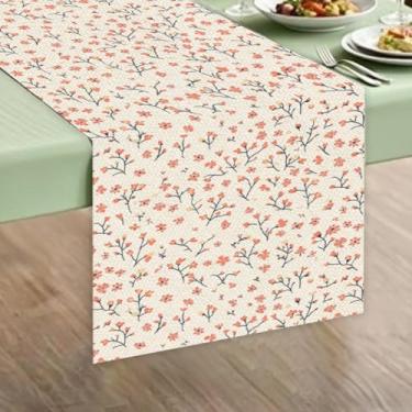 Imagem de Toalha de mesa de flores vintage, retangular, casa, fazenda, cozinha, café, lavanderia, sala de jantar, decoração para festas, casamentos, feriados