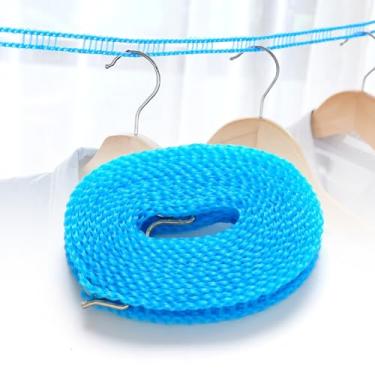 Imagem de Varal de nylon multicolorido, corda de lavanderia durável e forte, perfeita para uso interno e externo, 16,4 pés