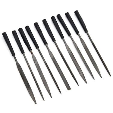 Imagem de Akozon Mini Conjunto de Limas de Agulha – Limas Manuais de Aço Carbono para Fabricação de Joias, Alisamento de Superfícies Metálicas e Modelagem Detalhada (3 * 140mm)