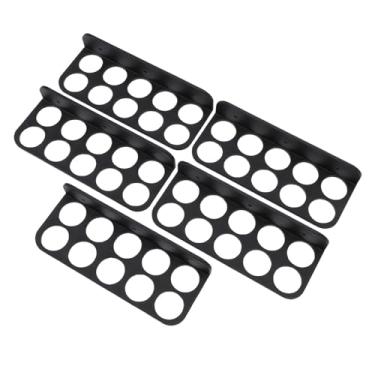 Imagem de LiebeWH Suporte para Cabos de 1 Polegada Com 10 Furos, Organizador de Fios Em ABS para Instalação de Cabos de Rede e Elétrica (20 unidades)