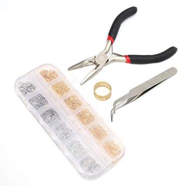 Imagem de AYNEFY Kit de Fecho de Lagosta, Ferramentas para Fazer Joias Com Alicates, Pinças, Anéis de Salto para Brincos DIY, Colares, Pulseiras, Projetos de Artesanato de Reparo