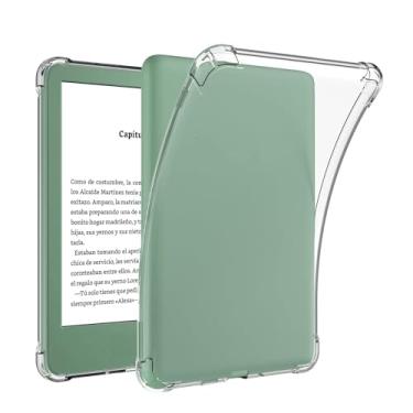 Imagem de Capa Transparente para Kindle Basic 6.0" 11ª Geração 2024 e 2022 – TPU Macio, Antichoque, Slim e Antiarranhões (Não compatível com Paperwhite/Oasis)