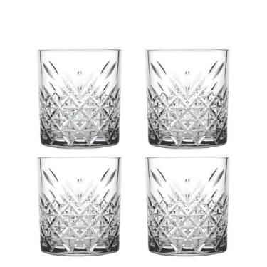 Imagem de Copo Baixo para Whisky Timeless 345ml 4 Unidades - Pasabahçe