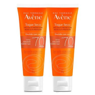 Imagem de Kit 2 Protetor Solar Avène Emulsão Color Cor Universal Toque Seco FPS 