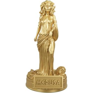 Imagem de Estátua Medusa Mitologia Grega Estatueta - Versão 3 (Cor Ouro)
