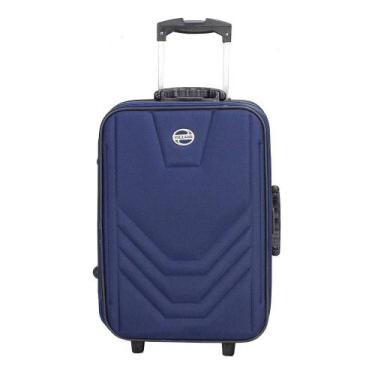 Imagem de Mala de Viagem Grande Village com alças e 2 rodinhas, Azul