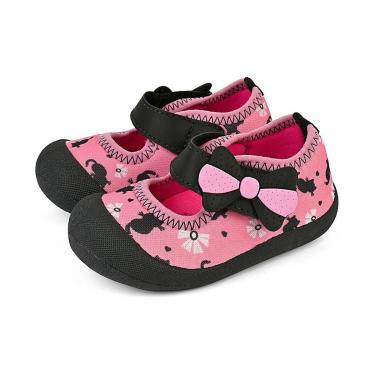 Imagem de Sapatinho Esportivo Menina Infantil Bebê Antiderrapante Rosa/Laço Mz Shoes-Feminino
