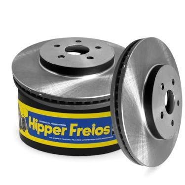 Imagem de Par Disco de Freio Dianteiro HF504C Compatível com Corolla 1.8 2.0 2020 em Diante