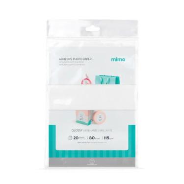 Imagem de Papel Fotográfico Adesivo Brilho Mimo - 115 gr - A4 - 20 unds